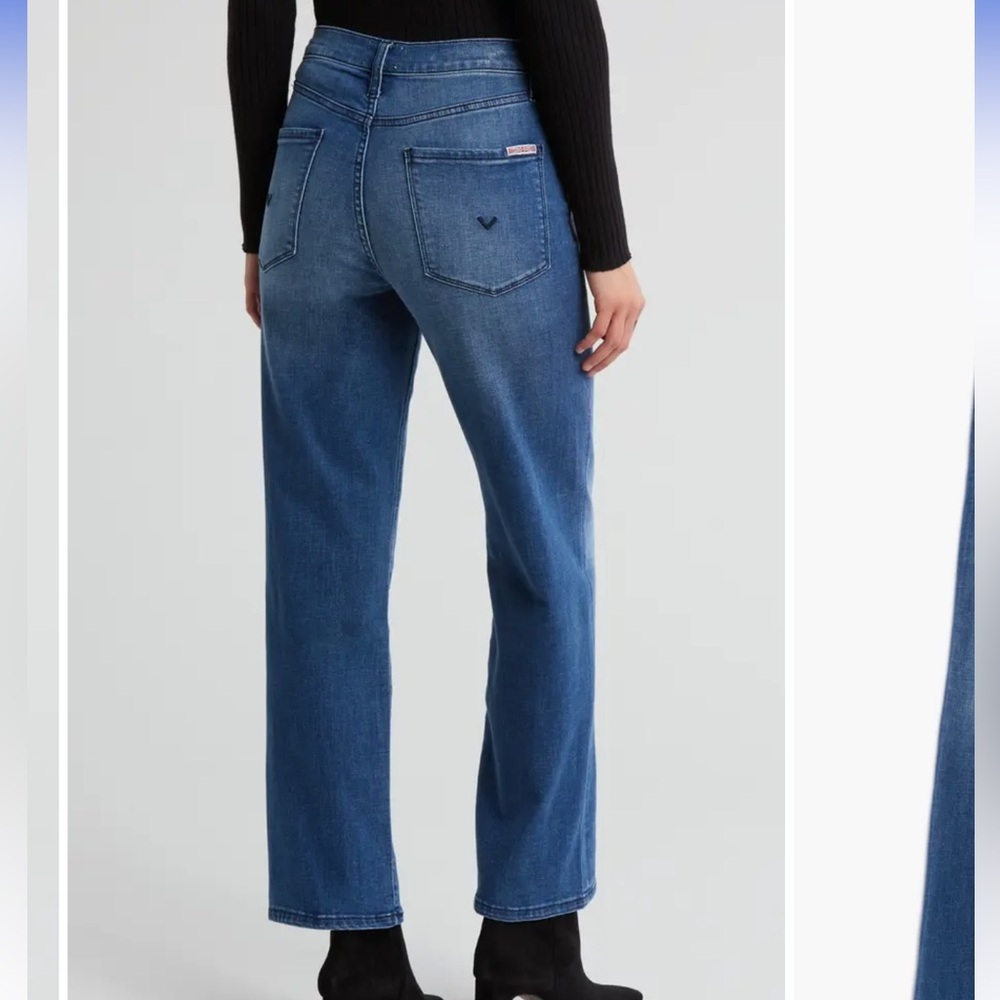Hudson Noa High Waist Crop Straight Leg Jeans | Size 24 | Jupiter Wash - Picture 2 of 10